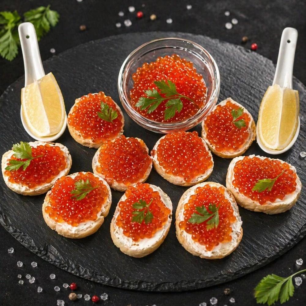 Червона ікра аквакультури преміум image 3