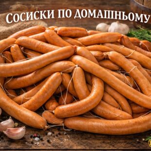 Сосиски по домашньому