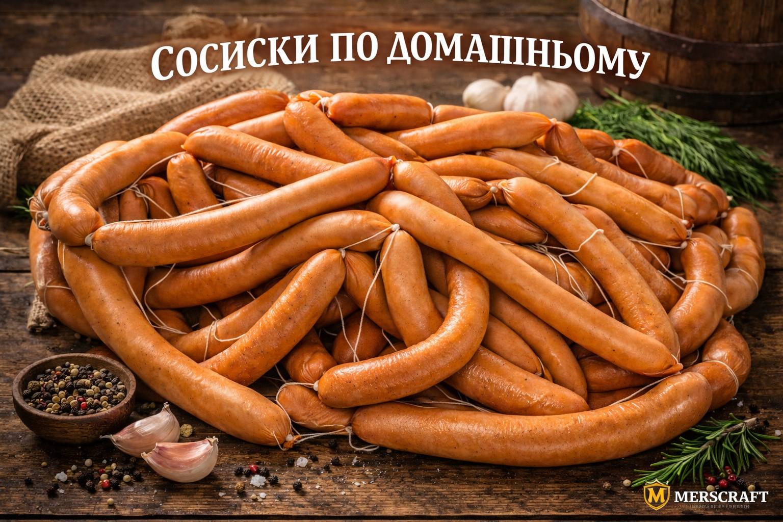 Сосиски по домашньому